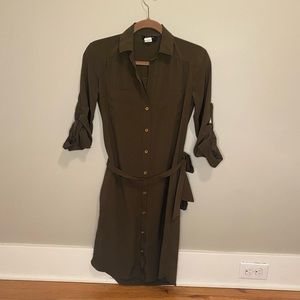 B. Darlin Army/Olive Green dress small